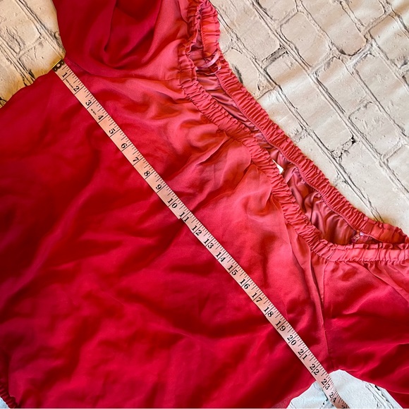 New York and Company XXL Pink Barbiecore Top Flowy Top Blouse Loose Plus Size - Picture 4 of 10